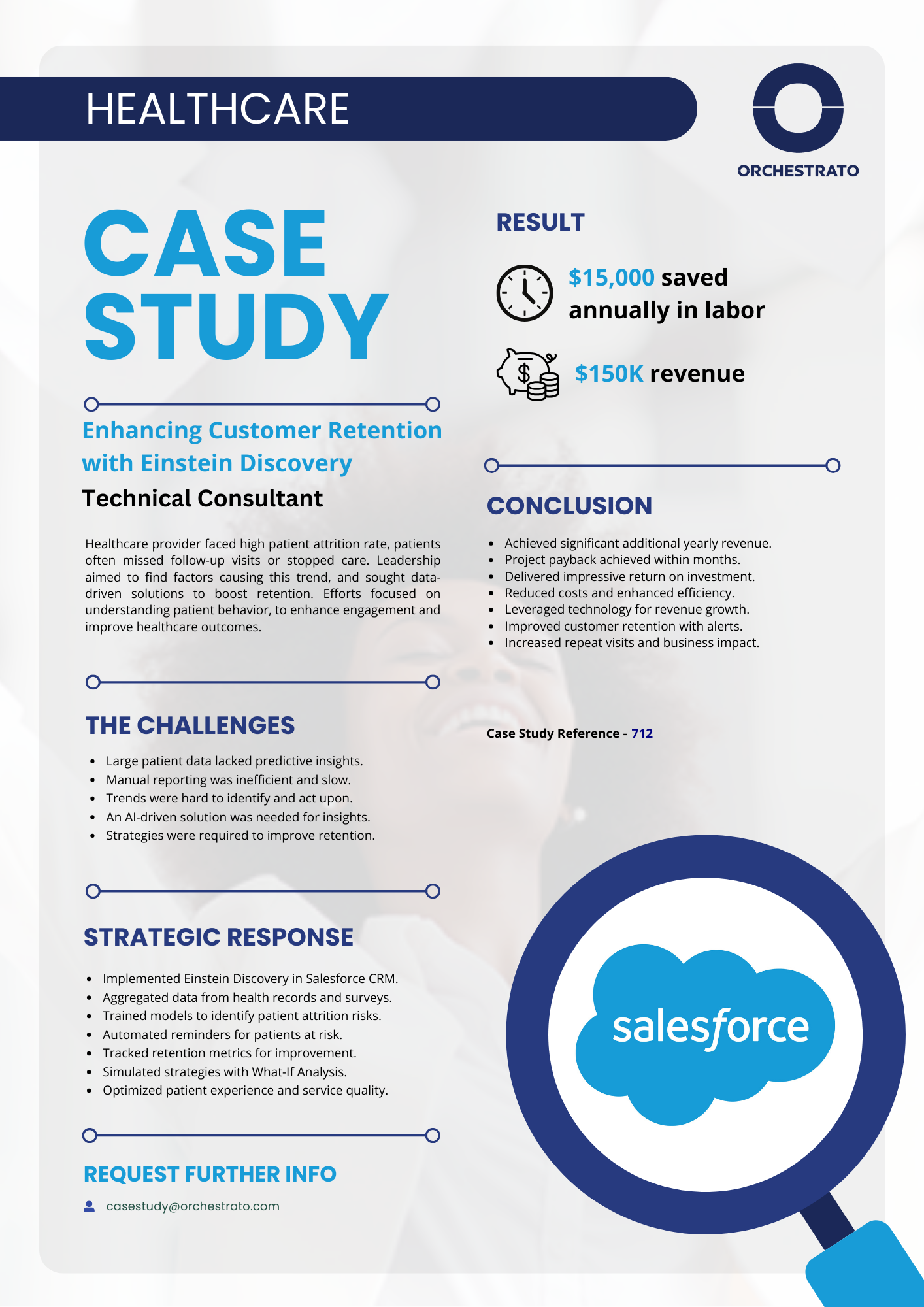 Candidate Case Study - Einstein Discovery in Healthcare - 712